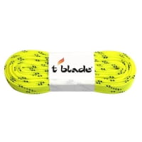 Waxed shoe laces neon-yellow