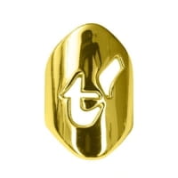 t-blade clip metallic-gold
